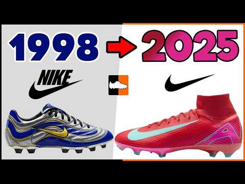 Evolution of Nike Mercurial Football Boots! Ronaldo, Mbappe & Neymar