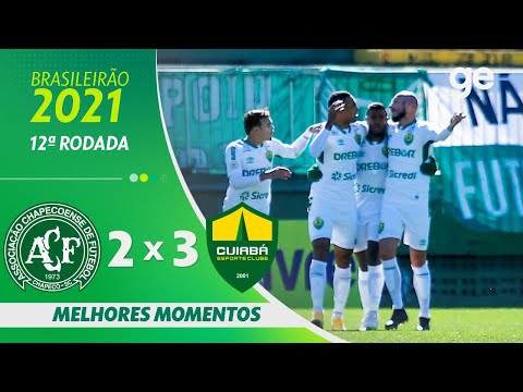 Gols e lances de Chapecoense x Cuiabá