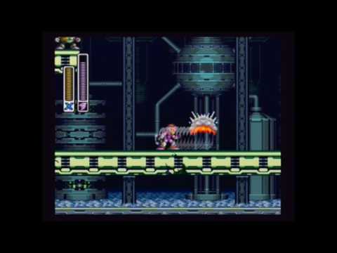 Mega Man X - Flame Mammoth - 100% Walkthrough