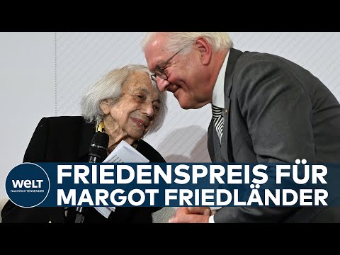 DEUTSCHLAND: MARGOT FRIEDLÄNDER (103) erhält Friedenspreis - Ehrung durch Bundespräsident Steinmeier