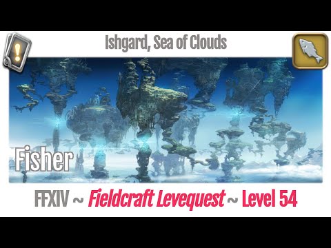 FFXIV Fisher Leves Level 54 - Ishgard, Sea of Clouds - Heavensward