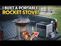 I Built A Portable Rocket Stove With The Xtool MetalFab Laser CNC Cutter