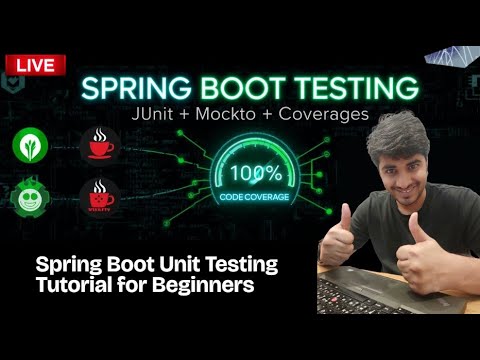 Spring Boot Unit Testing Tutorial for Beginners | JUnit + Mockito + Code Coverage