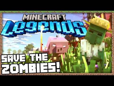 SAVE THE ZOMBIE FRIENDS!! - Minecraft Legends (Multiplayer Gameplay)