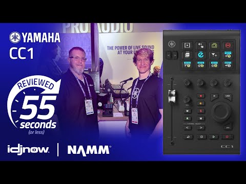 Yamaha CC1 in 55 seconds - NAMM 2026 w/ I DJ NOW