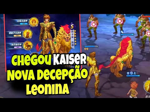 Gameplay Kaiser de Leão 1.0: Sinergia com Summons??? Que Summons Meta Temos??? Saint Seiya Awakening