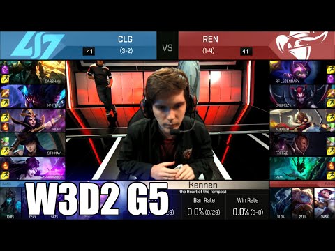 CLG vs Renegades | Week 3 Day 2 S6 NA LCS Spring 2016 | CLG vs REN G1 W3D2