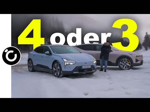 Polestar 3 + 4 in their element - winter test of the Swedish SUV!