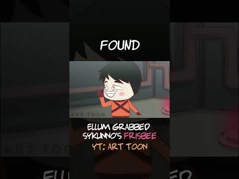 Ellum grabbed Sykkuno's Frisbee | Lethal Company Animation