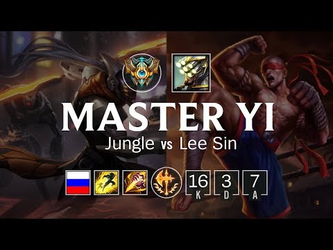 Master Yi Jungle vs Lee Sin - RU Challenger Patch 8.9