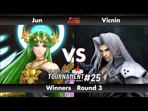 Jun (Palutena) vs Vicnin (Sephiroth)  - Blast Zone Tournament #25