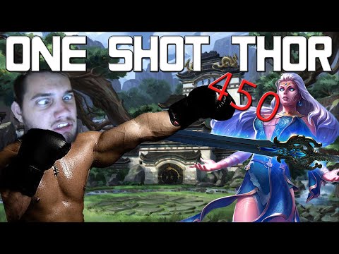THIS ONE SHOT THOR BUILD WILL AMAZE YOU! - Grandmasters Ranked 1v1 Duel - SMITE