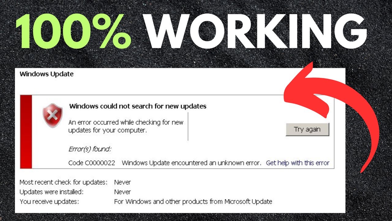 How To Fix Fatal Error C0000022 On Windows