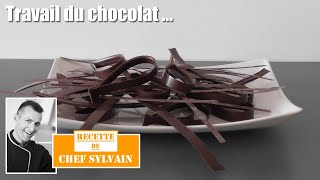 Decor chocolat - Le travail du chocolat par Chef Sylvain