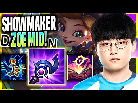 SHOWMAKER DESTROYING WITH ZOE! - DWG ShowMaker Plays Zoe Mid vs Sett! | Season 11
