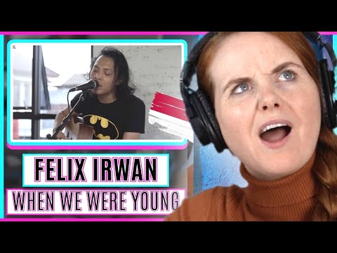 Vocal Coach reacts to Felix Irwan - When We Were Young  (Adele Cover)