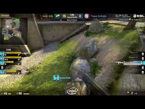 seized 4k to close out the series Cbble Na'Vi vs EnVyUs ESL One New York 2017