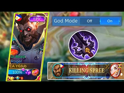 When Top 1 Global Roger Use Secret Build-MLBB