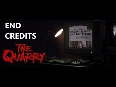 The Quarry Full Game PS5 Gameplay Walkthrough - End Credits (4K 60FPS)