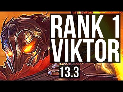 VIKTOR vs KASSADIN (MID) | Rank 1 Viktor, 12/1/5, Rank 10, Legendary | KR Challenger | 13.3