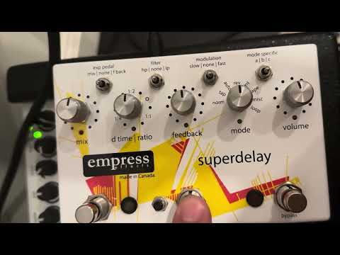 Empress Superdelay Mint w/ Adapter, Box, Manual (Serial #255) image 9