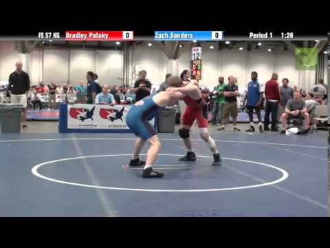 Mens FS FS 57 KG - Bradley Pataky vs. Zach Sanders