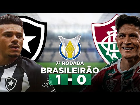 BOTAFOGO 1 x 0 FLUMINENSE Brasileirão Série A 2023 7ª Rodada | Narração