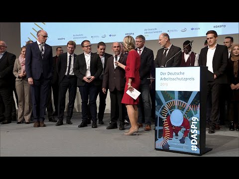 Höhepunkte der Verleihung des Deutschen Arbeitsschutzpreises 2019
