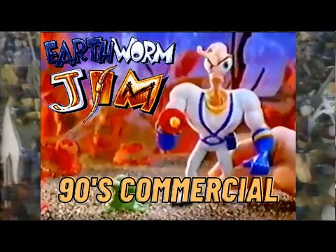 Earthworm Jim 90's Action Toy Commercial