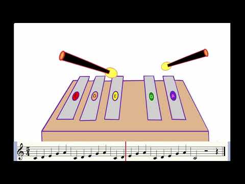 pentatonic scale practice for the Xylophone
