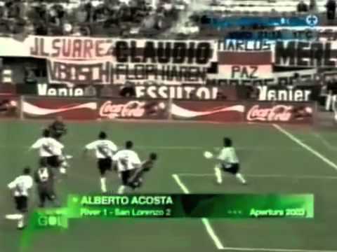 Alberto Beto Acosta - San Lorenzo vs River Plate - Apertura 2003