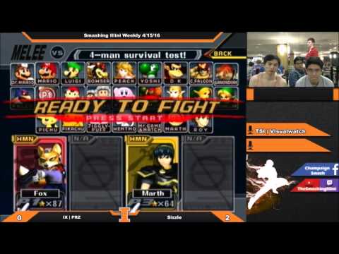 [Smashing Illini Weekly] IX | PRZ (Fox) vs. Sizzle (Marth) SSBM Winner's Finals