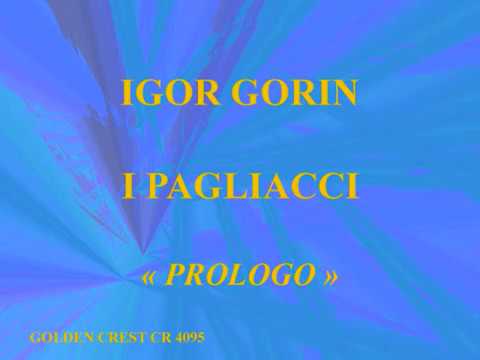 Igor Gorin   I Pagliacci   Prologo    Golden Crest CR 4095