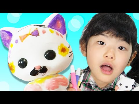 【寸劇】お人形にお絵かき?! おえかきもふれんず ごっこ遊び＆おままごと