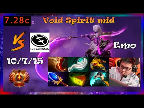 Emo void spirit vs EG | Invictus gaming vs Evil Geniuses | Full Gameplay 7.28c | Dota 2 Pro Replays