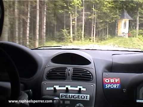 Raphael Sperrer / Per Carlsson, Peugeot 206 WRC, Dunlop Pyhrn Eisenwurzen Rallye 2002, SP Molln | © www.riedlfilm.com
