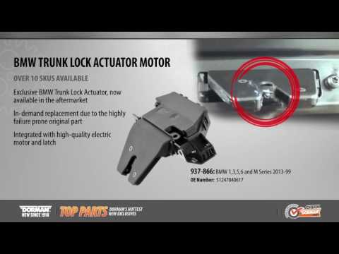 Highlighted Part: Trunk Lock Actuator Motor for Select BMW Models
