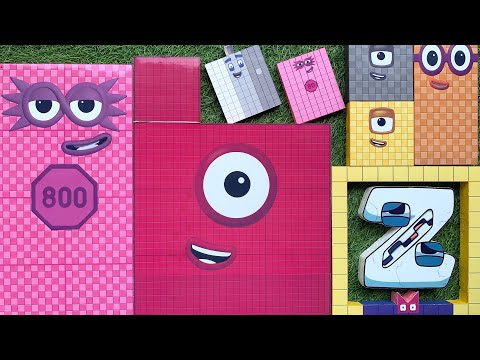 Looking for Numberblocks NEW 2406 Puzzle Tetris Space, Z LORE | ASMR Satisfying Video