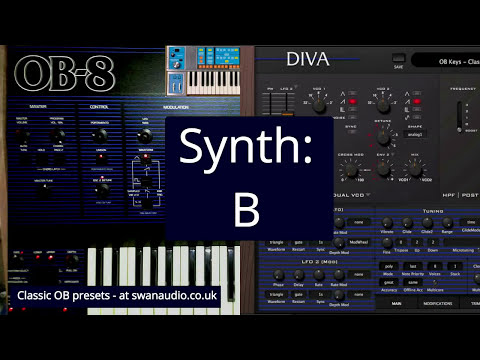 Oberheim OB8 vs u-he Diva - Song Test