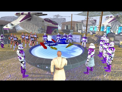187th Clone Legion Deploys in CLONE WARS Battle!- Men of War: Star Wars Mod