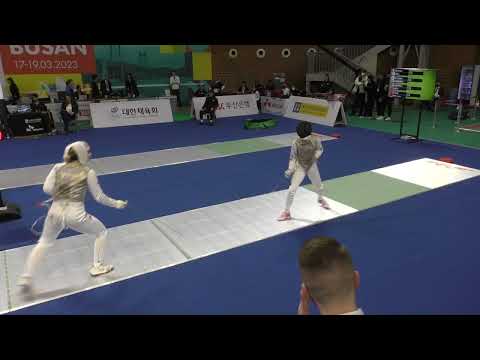 2023 121 T32 10 F F Individual Busan KOR GP 7 TSUJI JPN vs BEARDMORE GBR