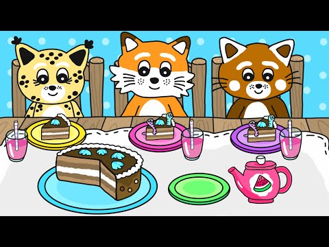 Pukkins hus - Lek och lär dig färger - Lek med oss