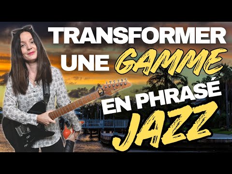 Transformer une GAMME en phrasé JAZZ - Anouck André - Guitare Xtreme Magazine #152