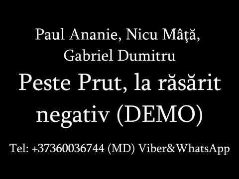 Paul Ananie, Nicu Mata, Gabriel Dumitru - Peste prut la rasarit negativ DEMO