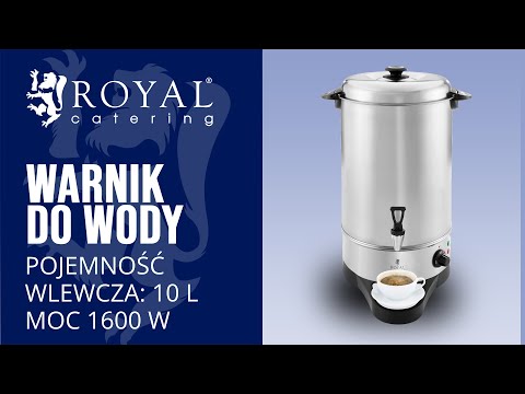 Video - Warnik do wody - 16 litrów - ociekacz - 2200W