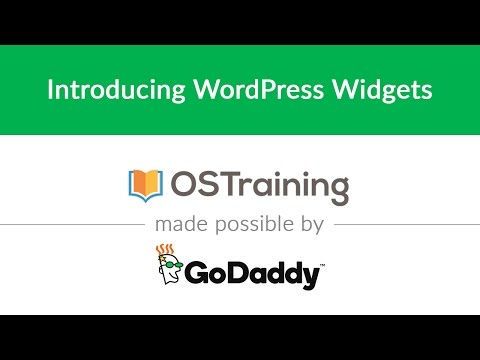 WordPress Beginner Tutorial 26 Introducing WordPress Widgets