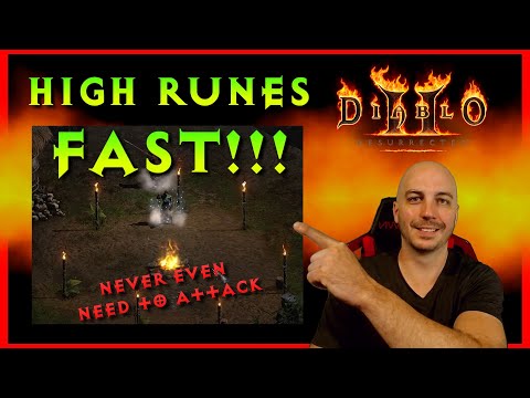 Diablo 2 Resurrected - Fastest Way to Get High Runes, Lower Kurast Guide. Online and Single Player