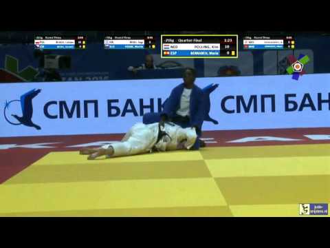 Judo 2016 European Championships Kazan: Polling (NED) - Bernabeu (ESP) [-70kg] QF