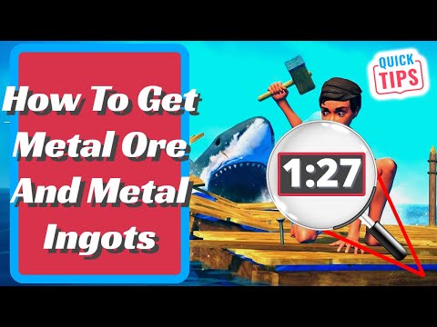 Raft - How To Get Metal Ore And Metal Ingots