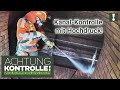 Mit HOCHDRUCK Gegen Die FEUCHTTUCH Plage Kanal Frei In Frankfurt Achtung Kontrolle